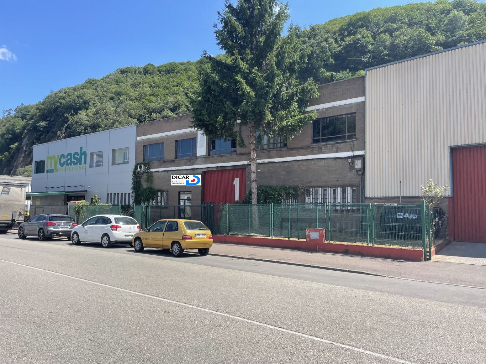 Exterior view of Industrial buildings for sale in Mieres (Asturias)