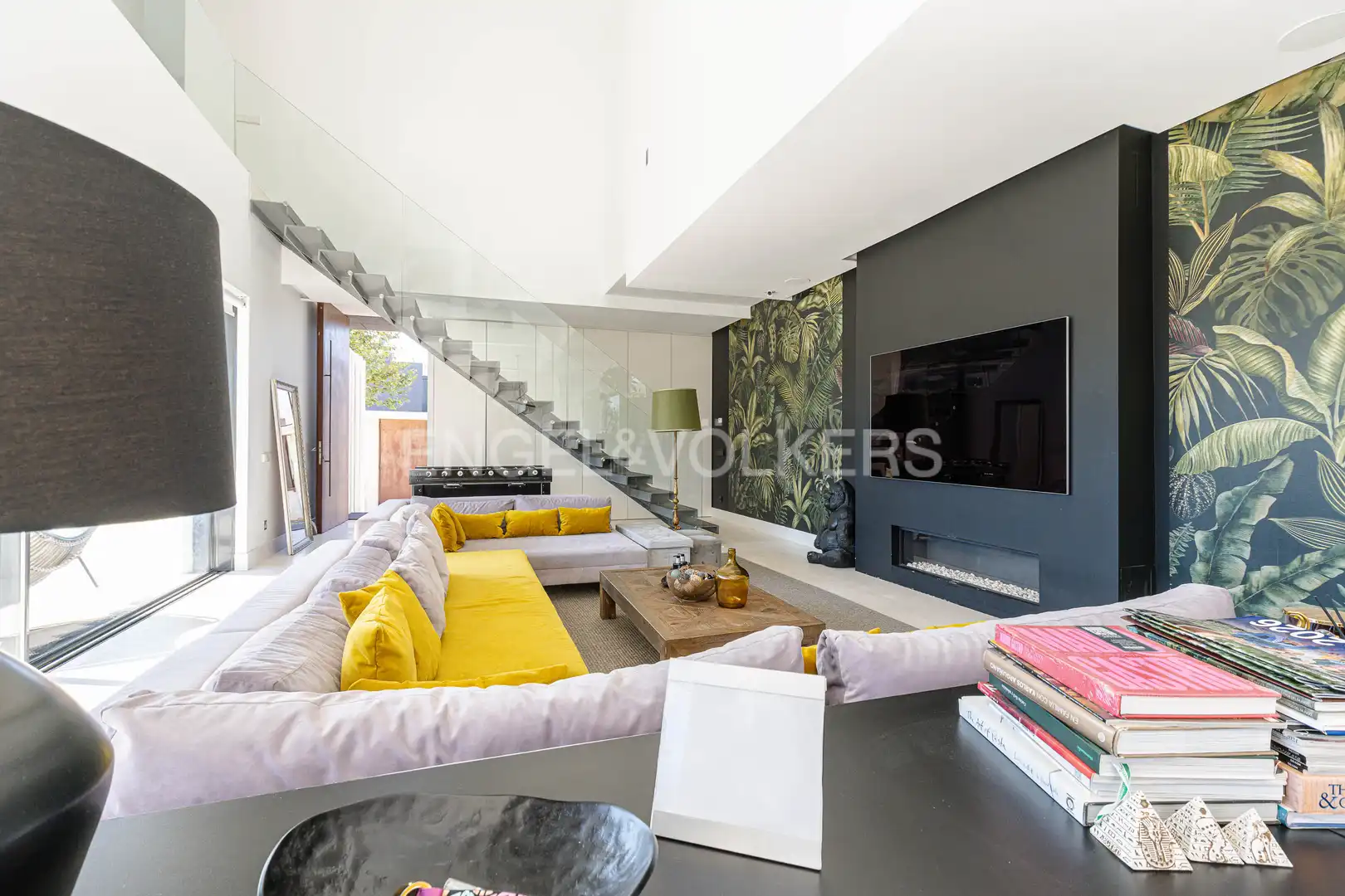 Sala de estar de Casa o chalet de alquiler en Boadilla del Monte con Calefacción, Jardín privado y Terraza