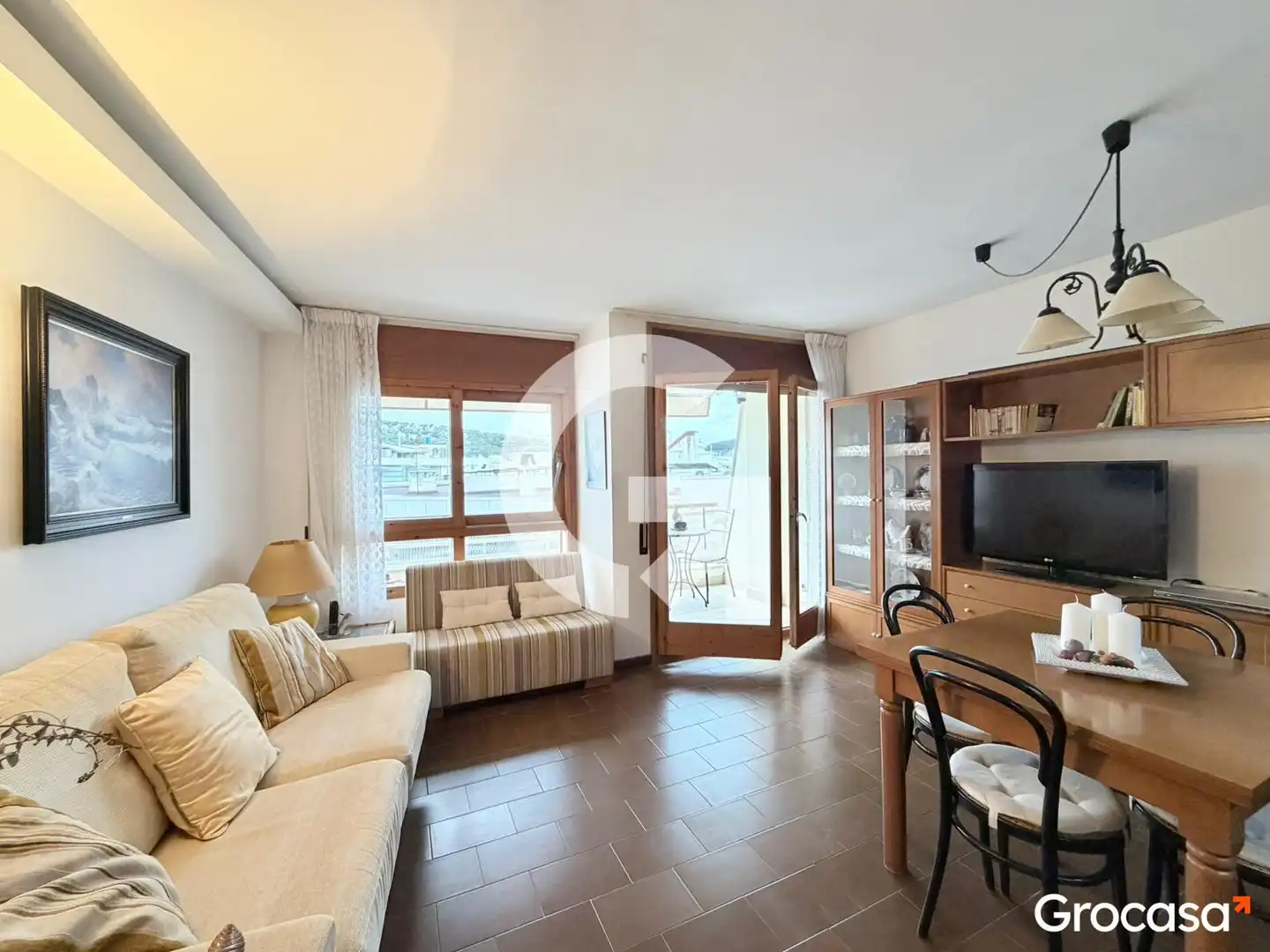 Living room of Apartments for sale in Tossa de Mar  with Air Conditioner, Terrace and Oven