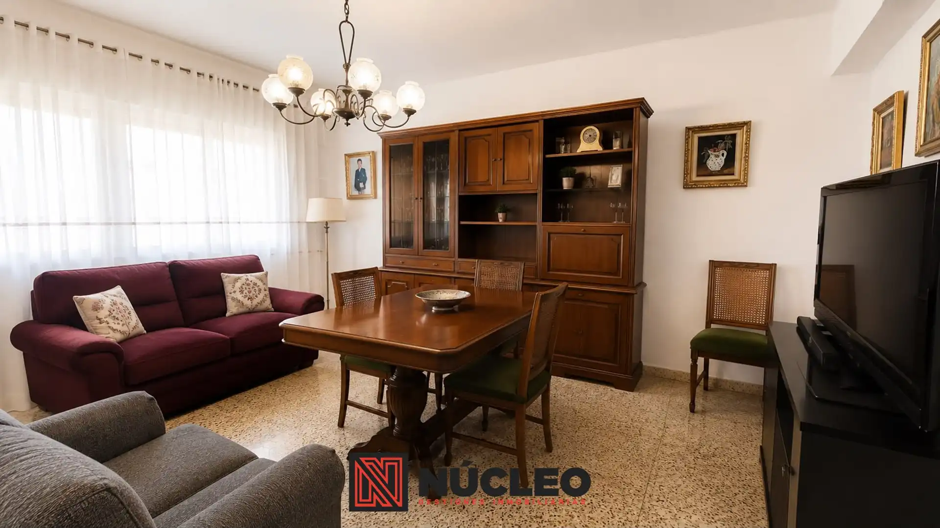 Sala de estar de Piso en venta en Burjassot con Calefacción