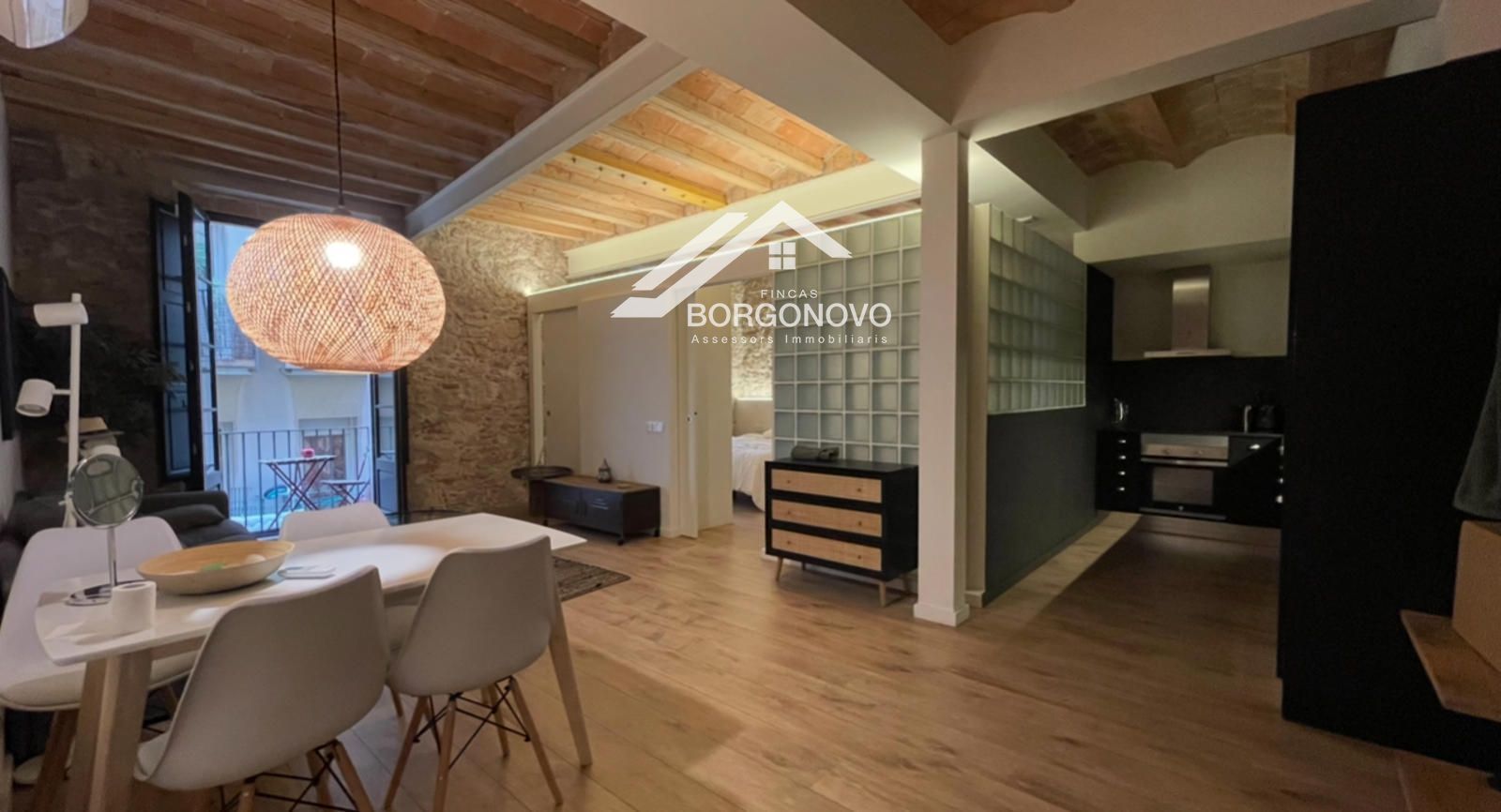 Sala d'estar de Pis de lloguer en  Barcelona Capital amb Aire condicionat, Calefacció i Terrassa