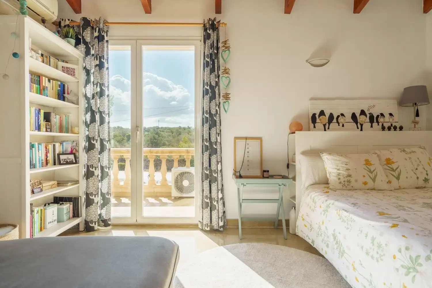Schlafzimmer von Haus oder Chalet zum Verkauf in Llucmajor mit Klimaanlage, Privatgarten und Terrasse