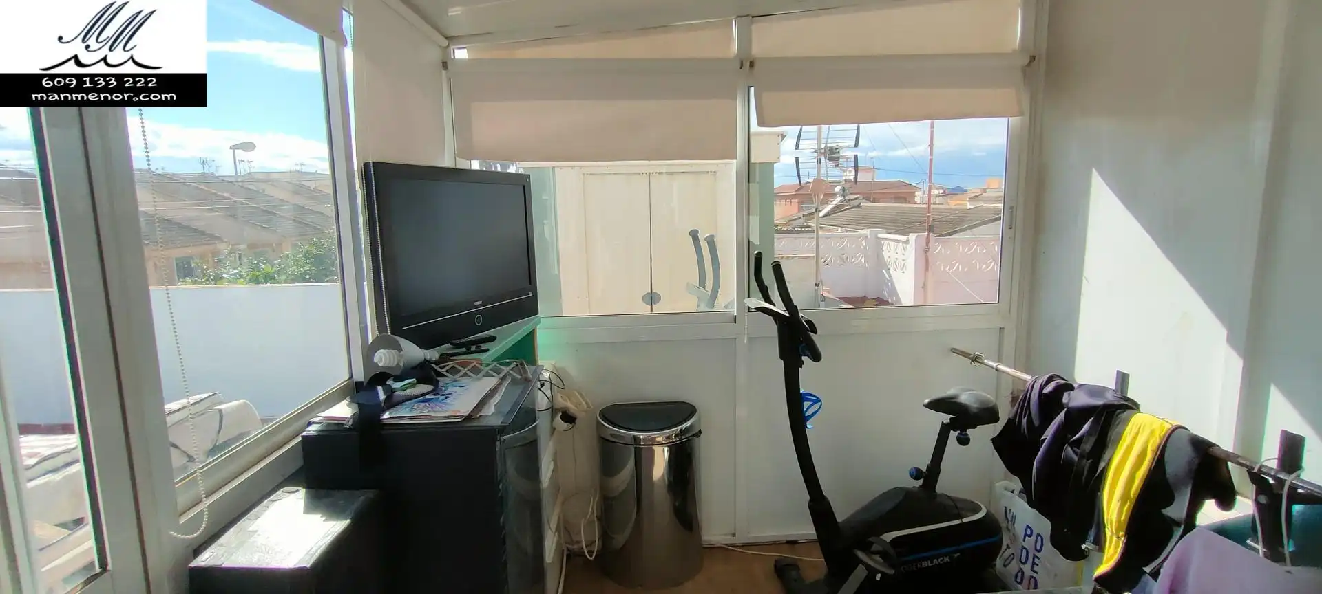 Terraza de Casa adosada en venta en Cartagena con Aire acondicionado, Jardín privado y Trastero