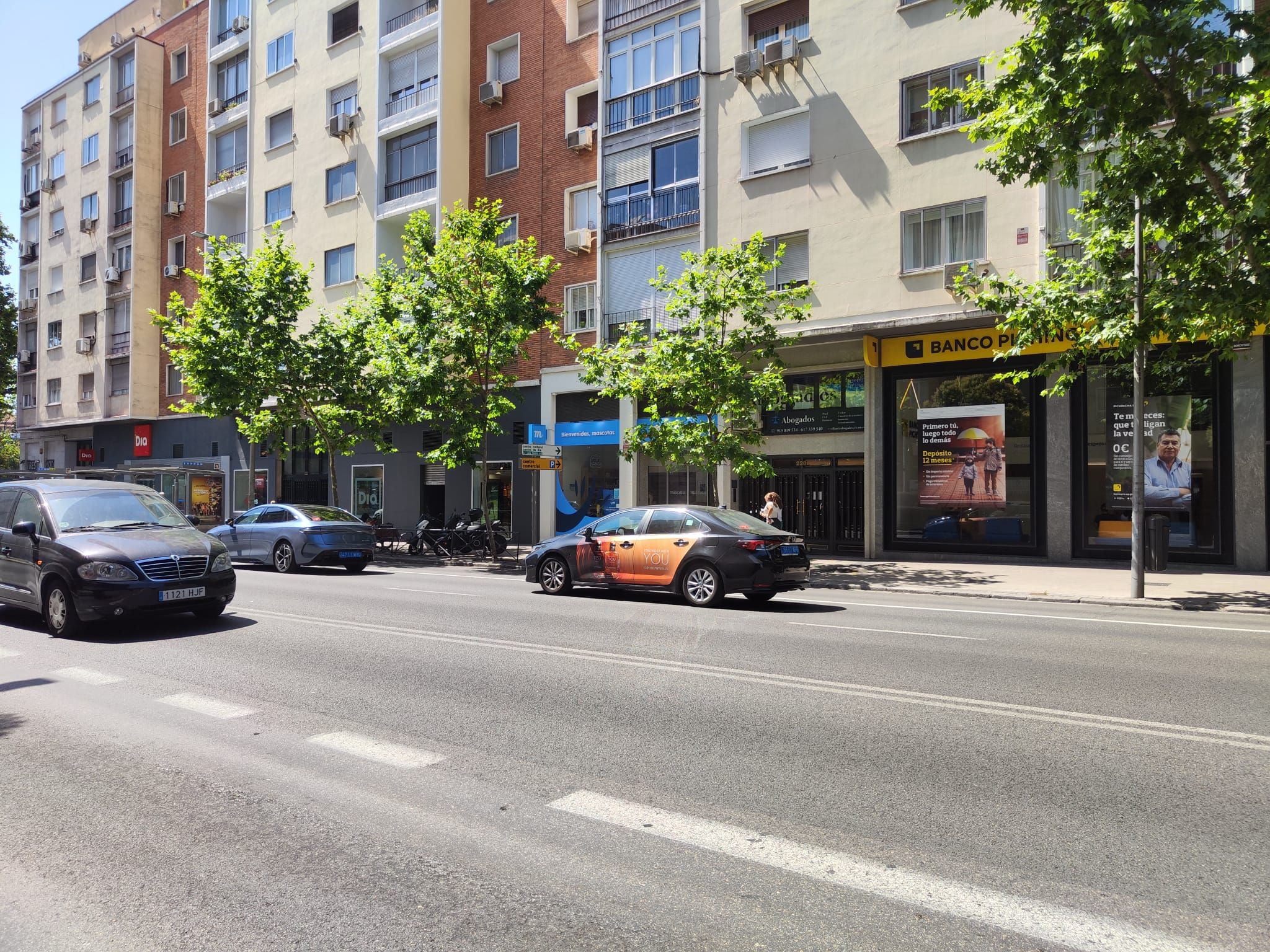Exterior view of Flat to rent in  Madrid Capital  with Air Conditioner, Heating and Terrace