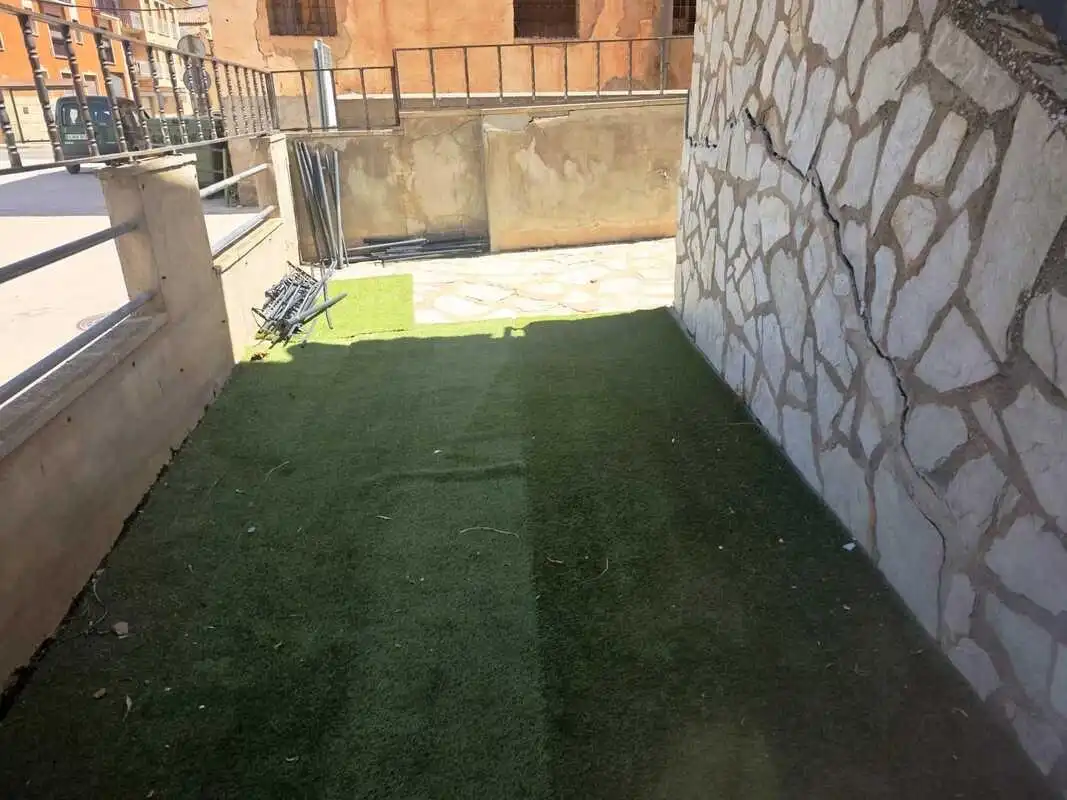Terraza de Casa adosada en venta en Paracuellos de Jiloca con Aire acondicionado, Calefacción y Jardín privado