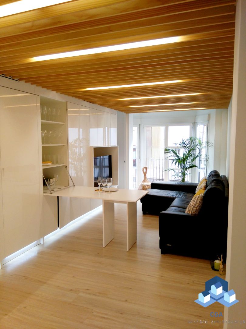 Sala de estar de Apartamento de alquiler en Lorca con Aire acondicionado, Calefacción y Parquet