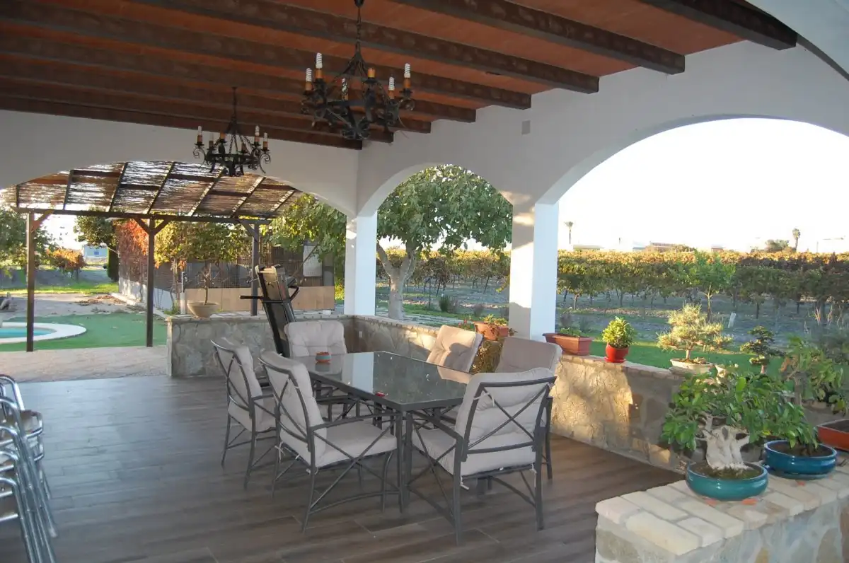 Terraza de Finca rústica en venta en El Puerto de Santa María con Aire acondicionado, Trastero y Piscina