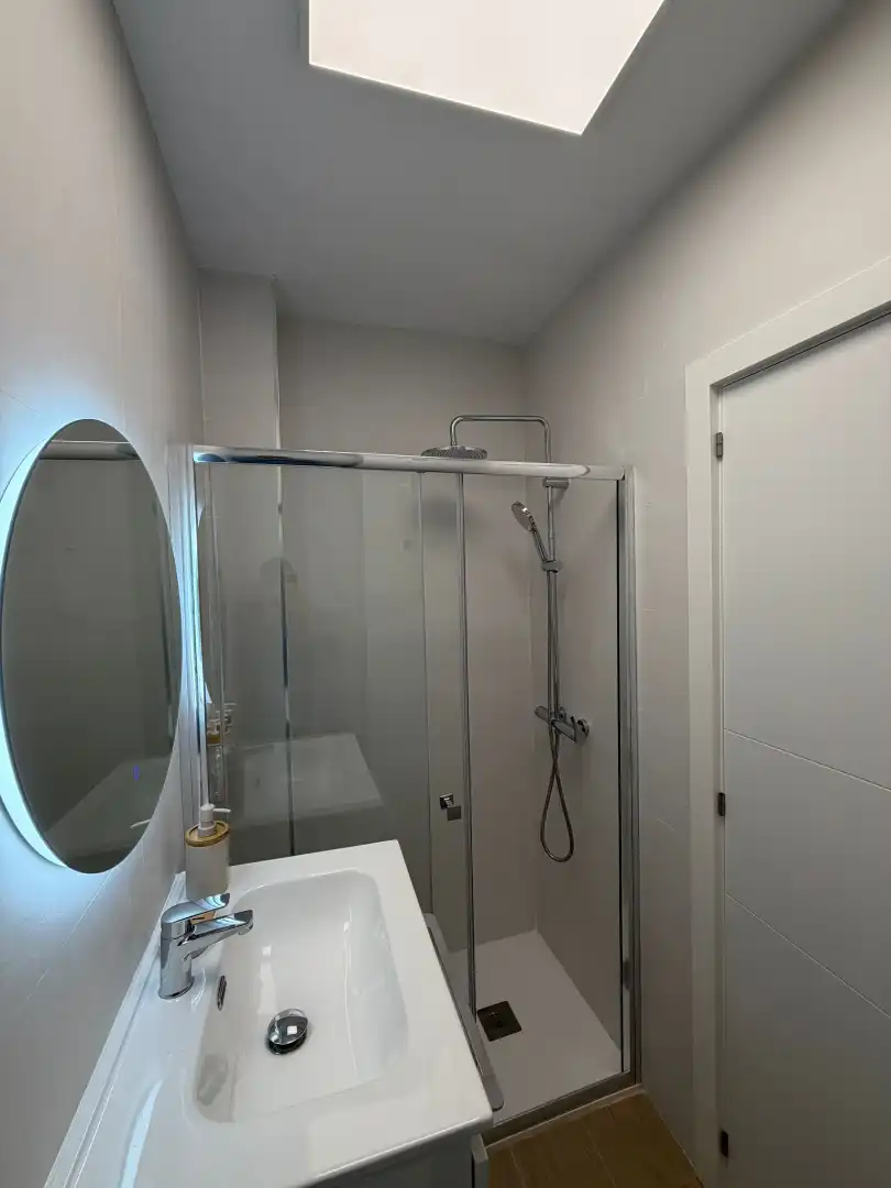 Bathroom of Flat for sale in Punta Umbría  with Air Conditioner, Heating and Parquet flooring