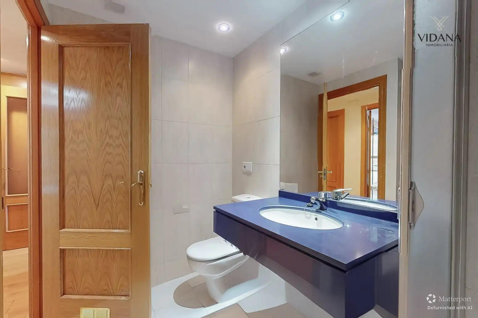 Baño de Ático en venta en  Pamplona / Iruña con Calefacción, Jardín privado y Parquet