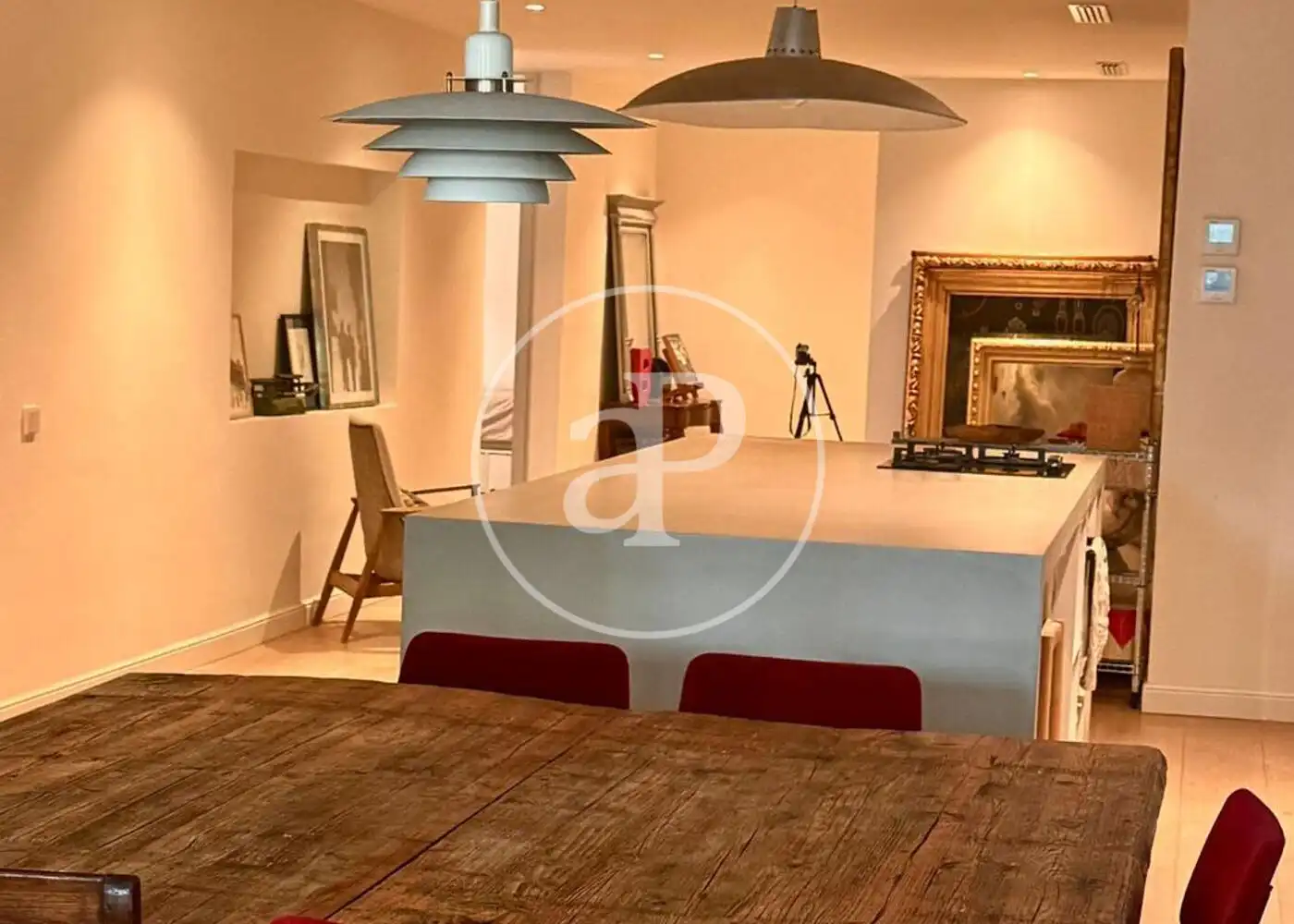 Dining room of Flat for sale in Barcelona  with Air Conditioner, Heating and Private garden
