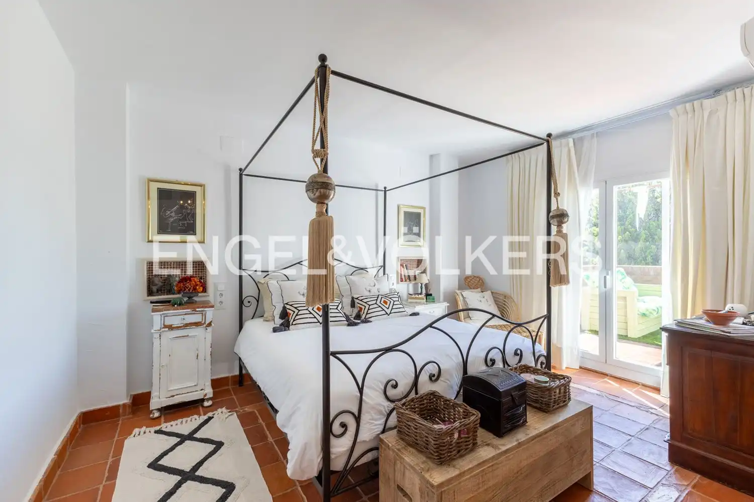 Bedroom of Houses for rent in Riba-roja de Túria  with Air Conditioner, Heating and Private garden