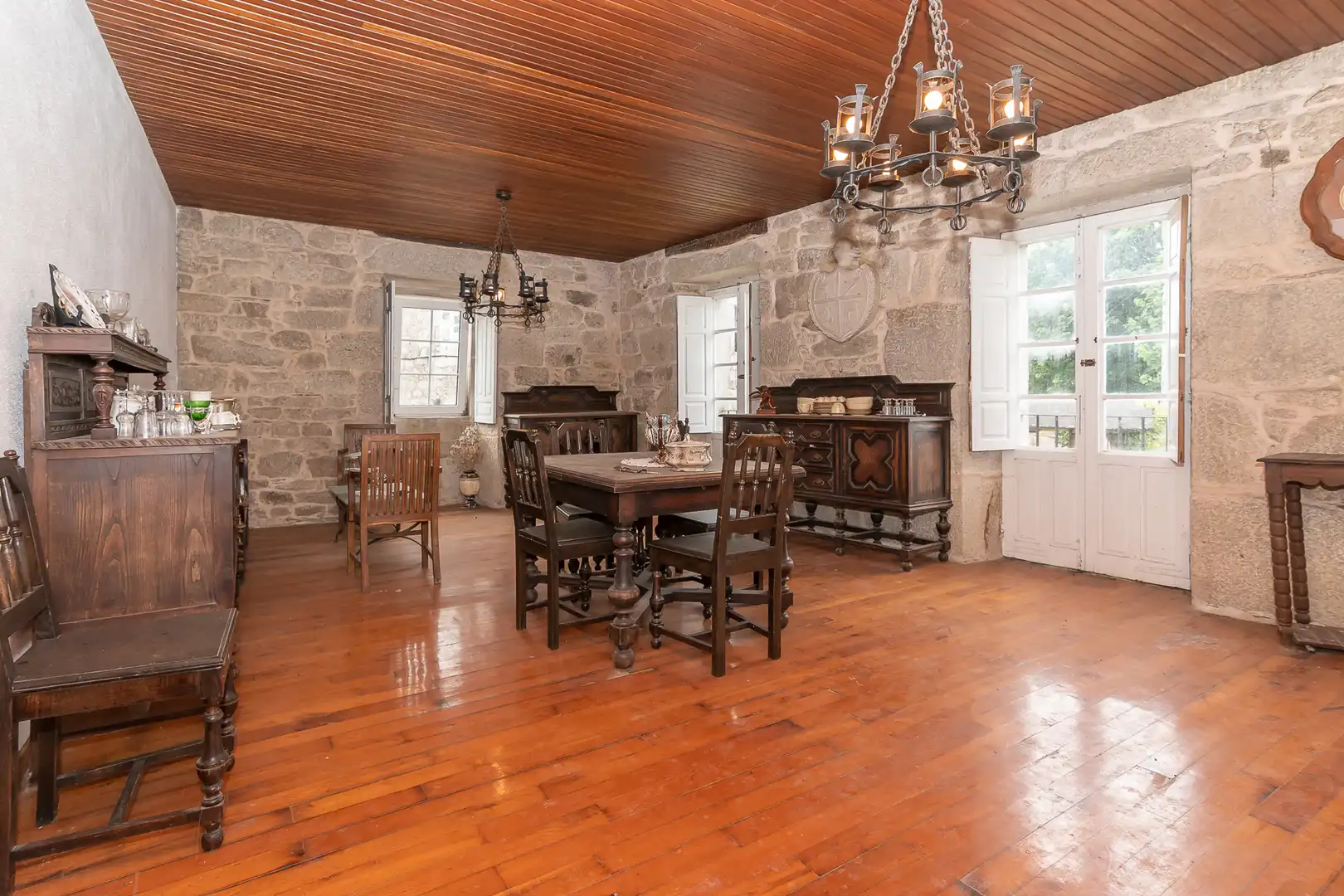 Dining room of Country homes for sale in Castroverde  with Furnished