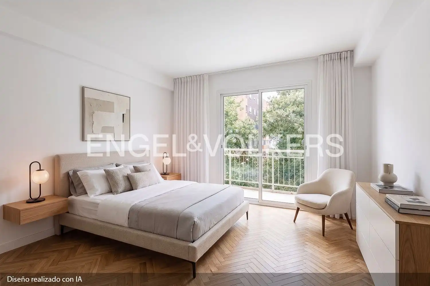 Bedroom of Flat for sale in Valencia  with Heating, Storage room and Balcony