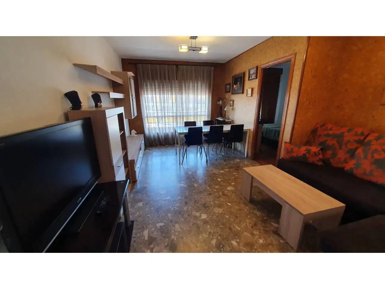 Wohnzimmer von Wohnung zur Miete in Leganés mit Heizung, Terrasse und Möbliert