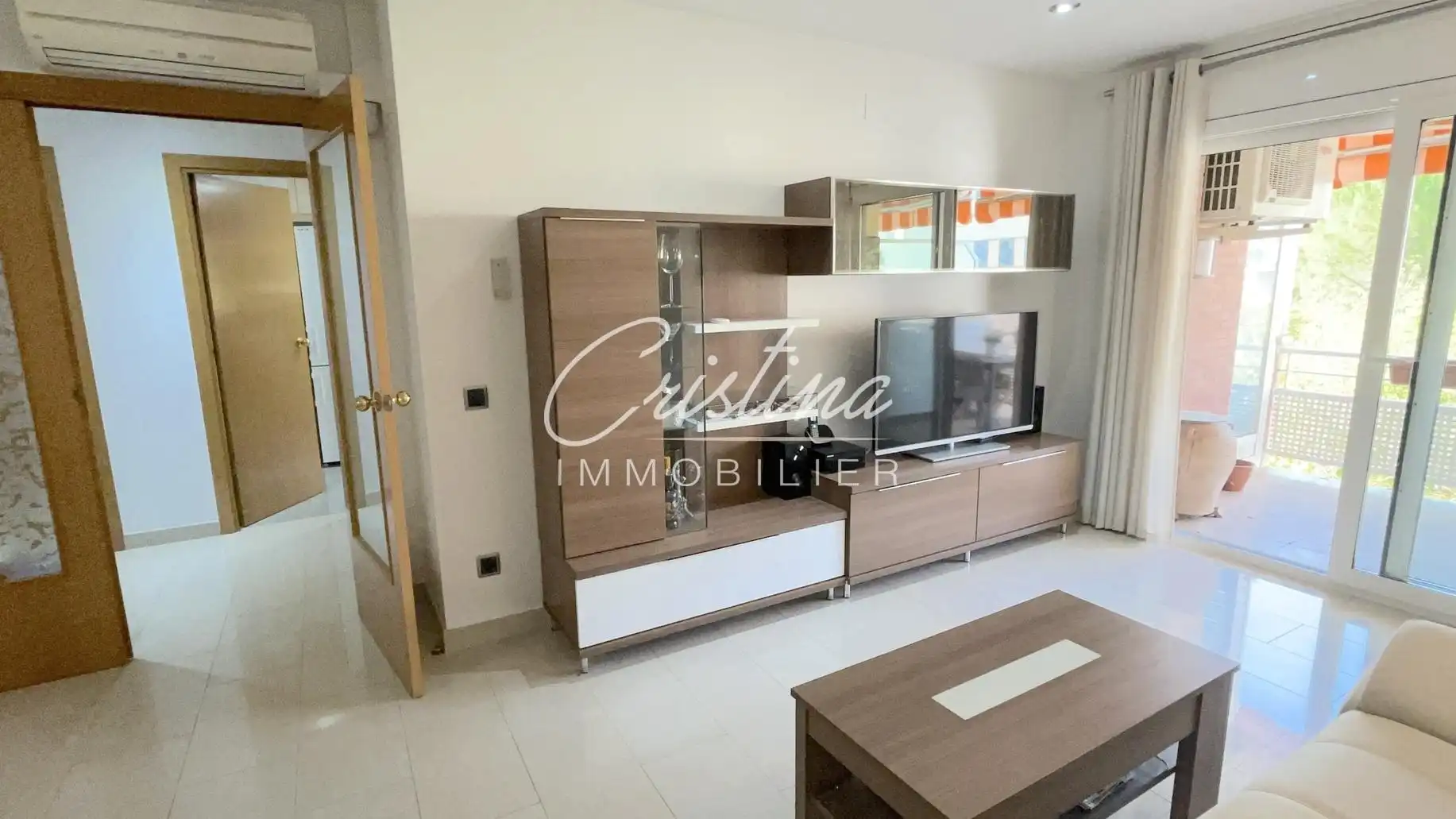 Wohnzimmer von Wohnungen zum Verkauf in Girona mit Heizung, Terrasse und Alarm