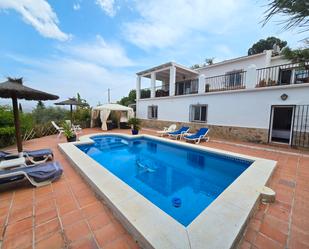 Swimming pool of House or chalet for sale in Viñuela  with Air Conditioner, Swimming Pool and Alarm