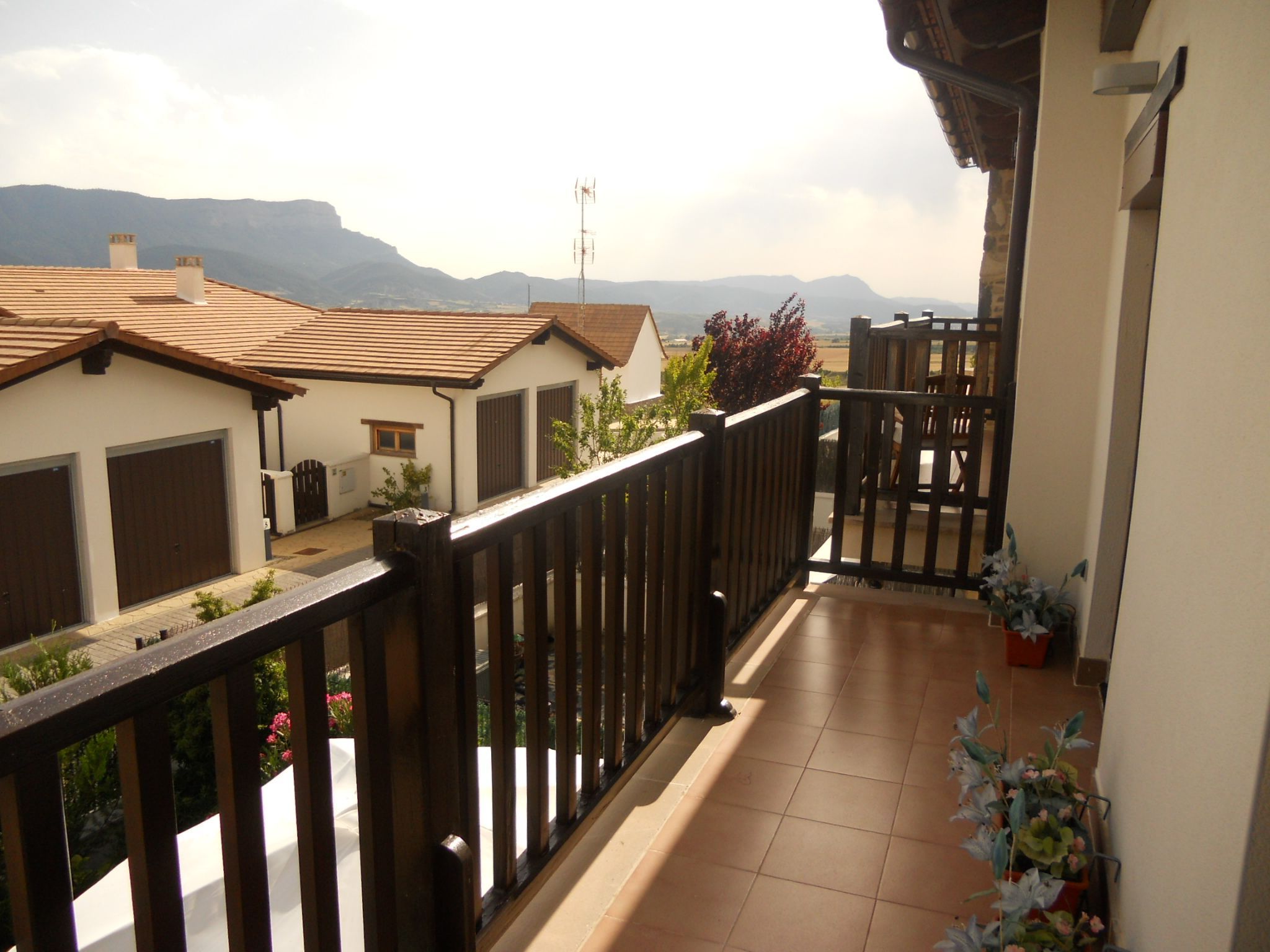 Balcony of Single-family semi-detached for sale in Jaca  with Heating, Private garden and Parquet flooring