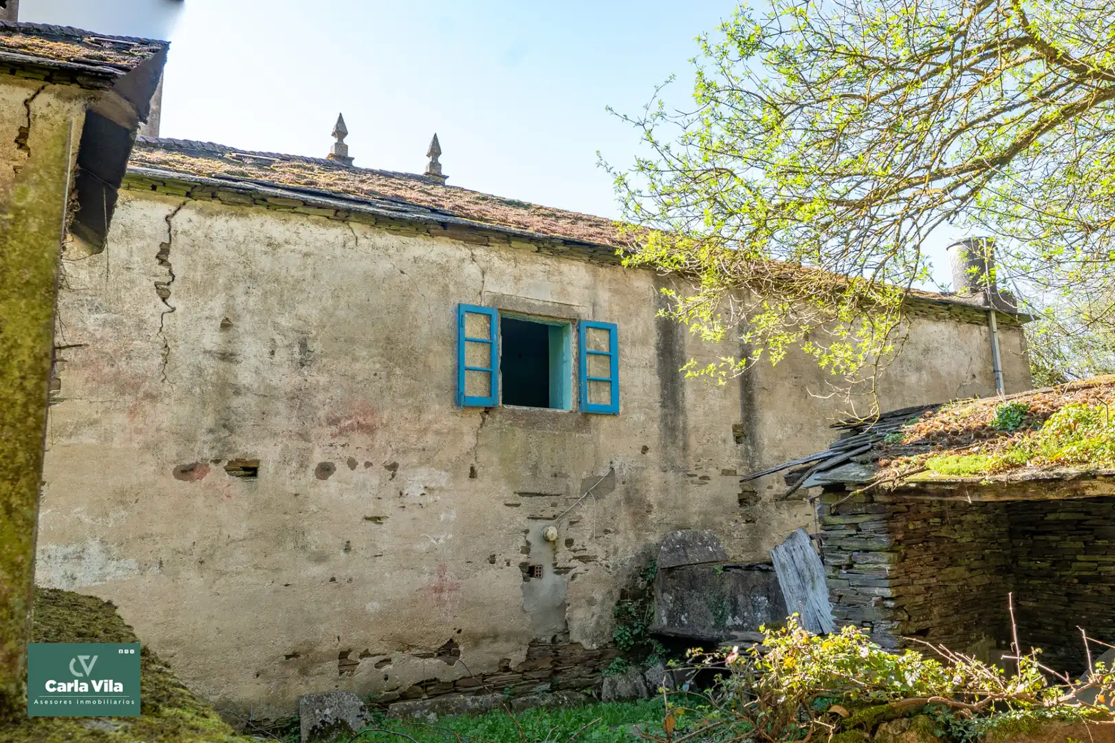 Vista exterior de Finca rústica en venta en Lugo con Jardín privado y Balcón