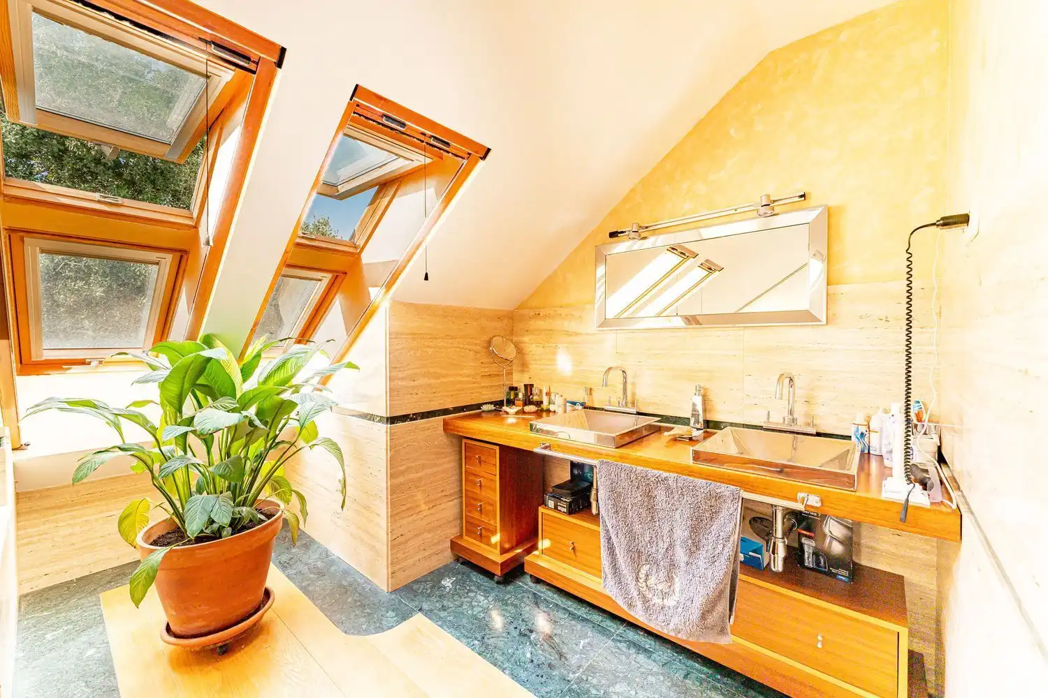 Baño de Casa o chalet en venta en Nuevo Baztán con Aire acondicionado, Jardín privado y Terraza