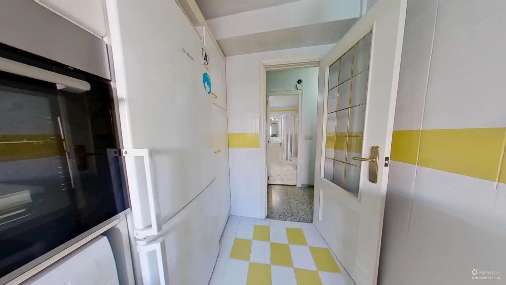 Kitchen of Flat for sale in Valencia  with Air Conditioner, Terrace and Storage room
