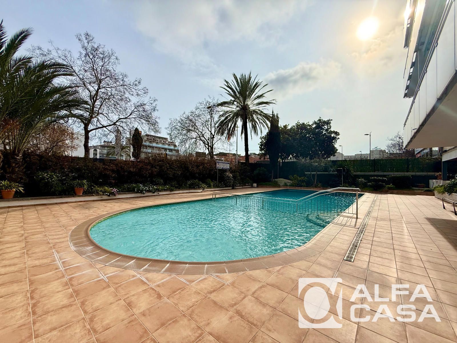 Swimming pool of Flat for sale in Lloret de Mar  with Air Conditioner, Heating and Terrace