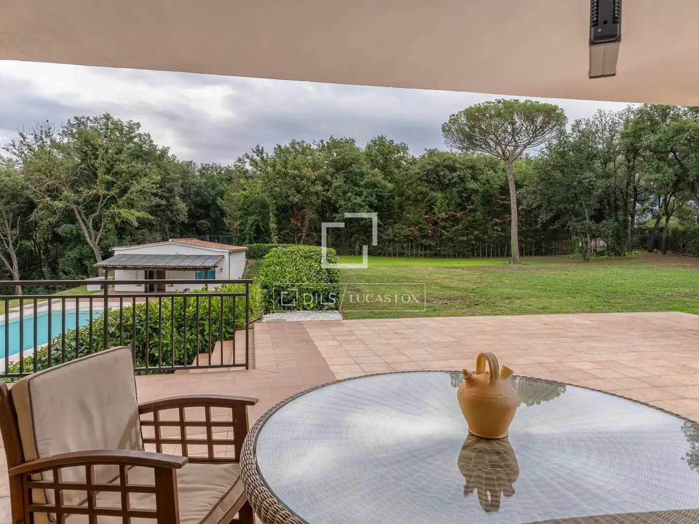Terrassa de Finca rústica en venda en Gualba amb Calefacció, Jardí privat i Terrassa