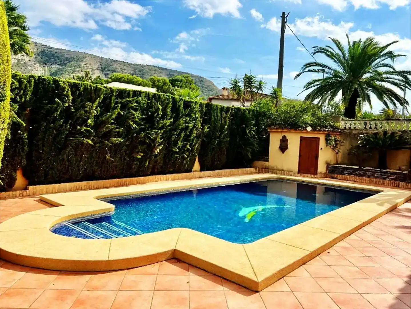 Piscina de Casa adosada en venda en L'Albir