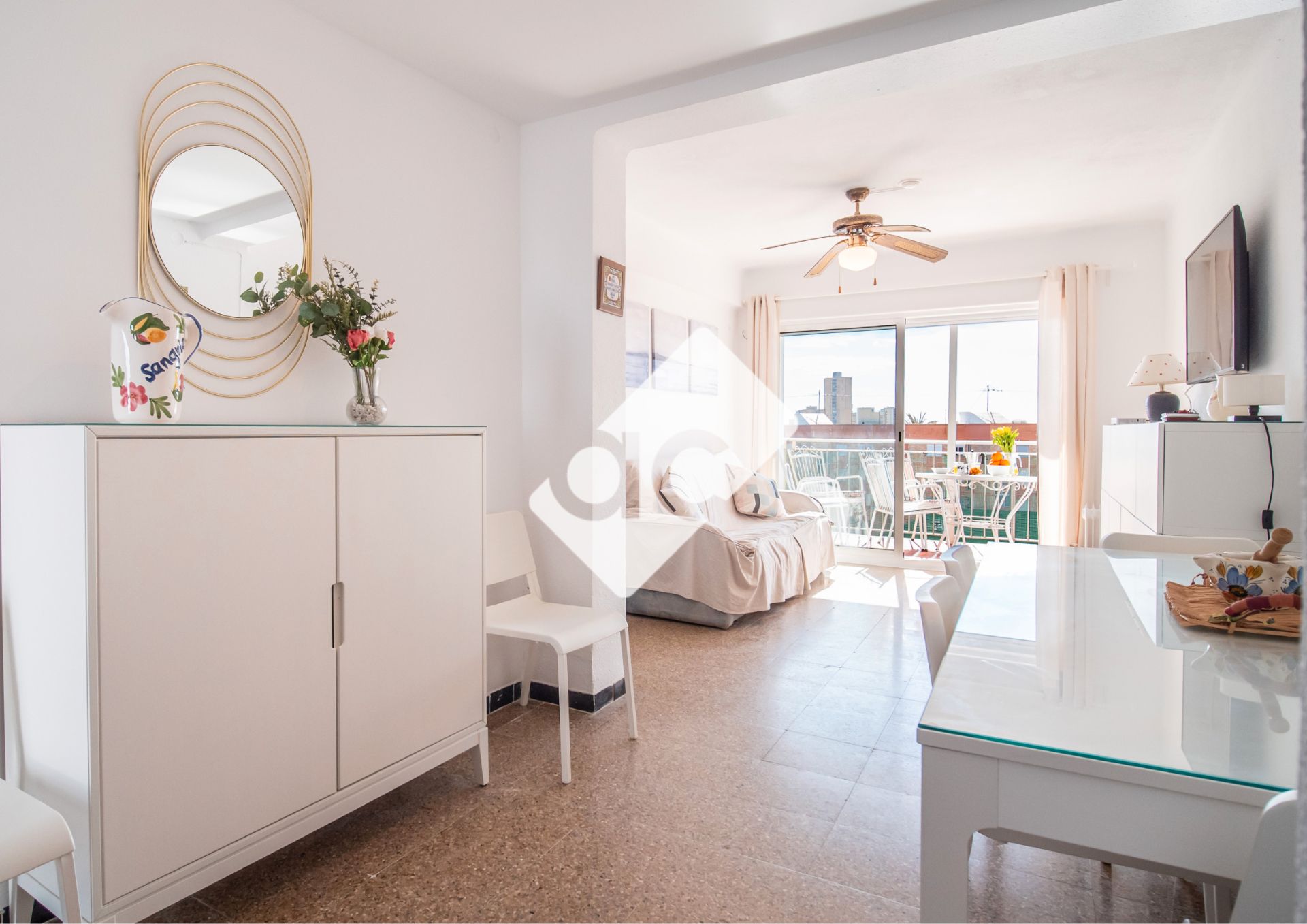 Dormitori de Pis de lloguer en  Valencia Capital amb Aire condicionat, Calefacció i Moblat