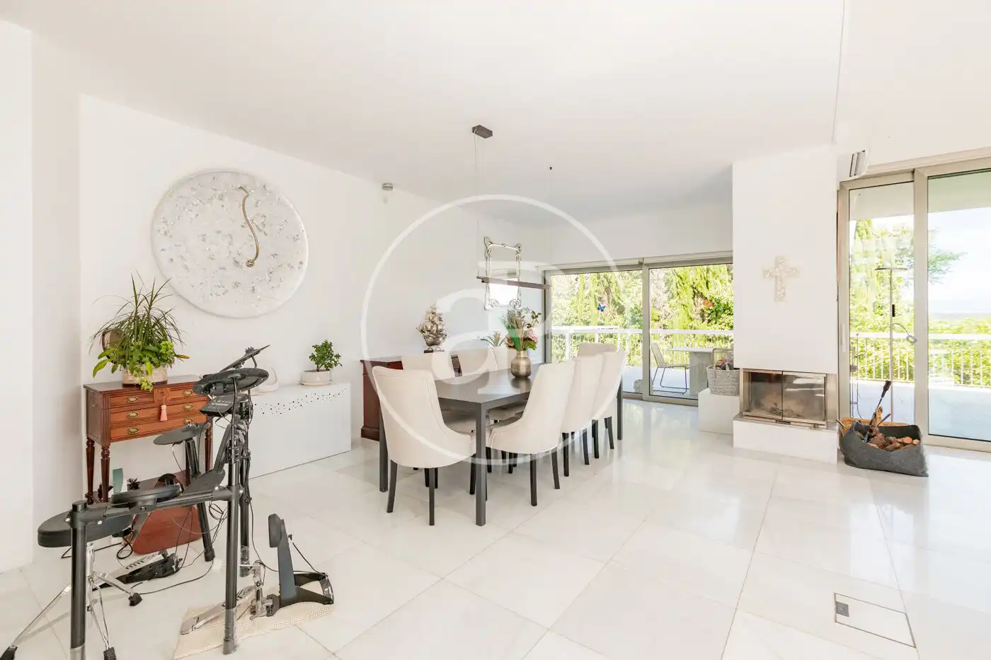 Exterior view of Houses for sale in Madrid  with Air Conditioner, Heating and Private garden