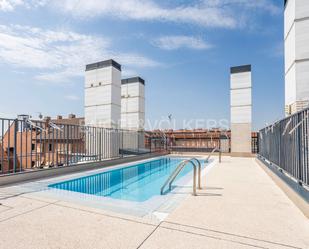 Swimming pool of Apartment to rent in  Madrid Capital  with Air Conditioner, Heating and Private garden