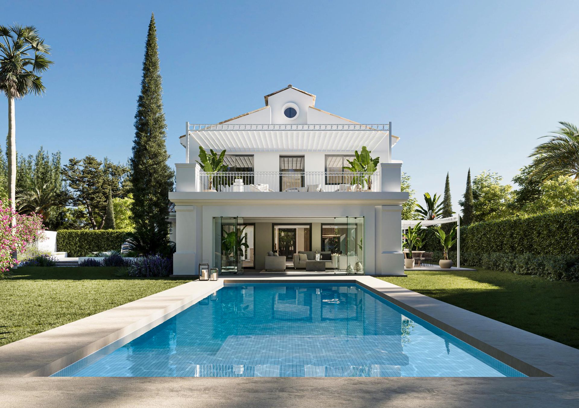 Jardí de Casa o xalet en venda en Marbella amb Aire condicionat, Calefacció i Jardí privat
