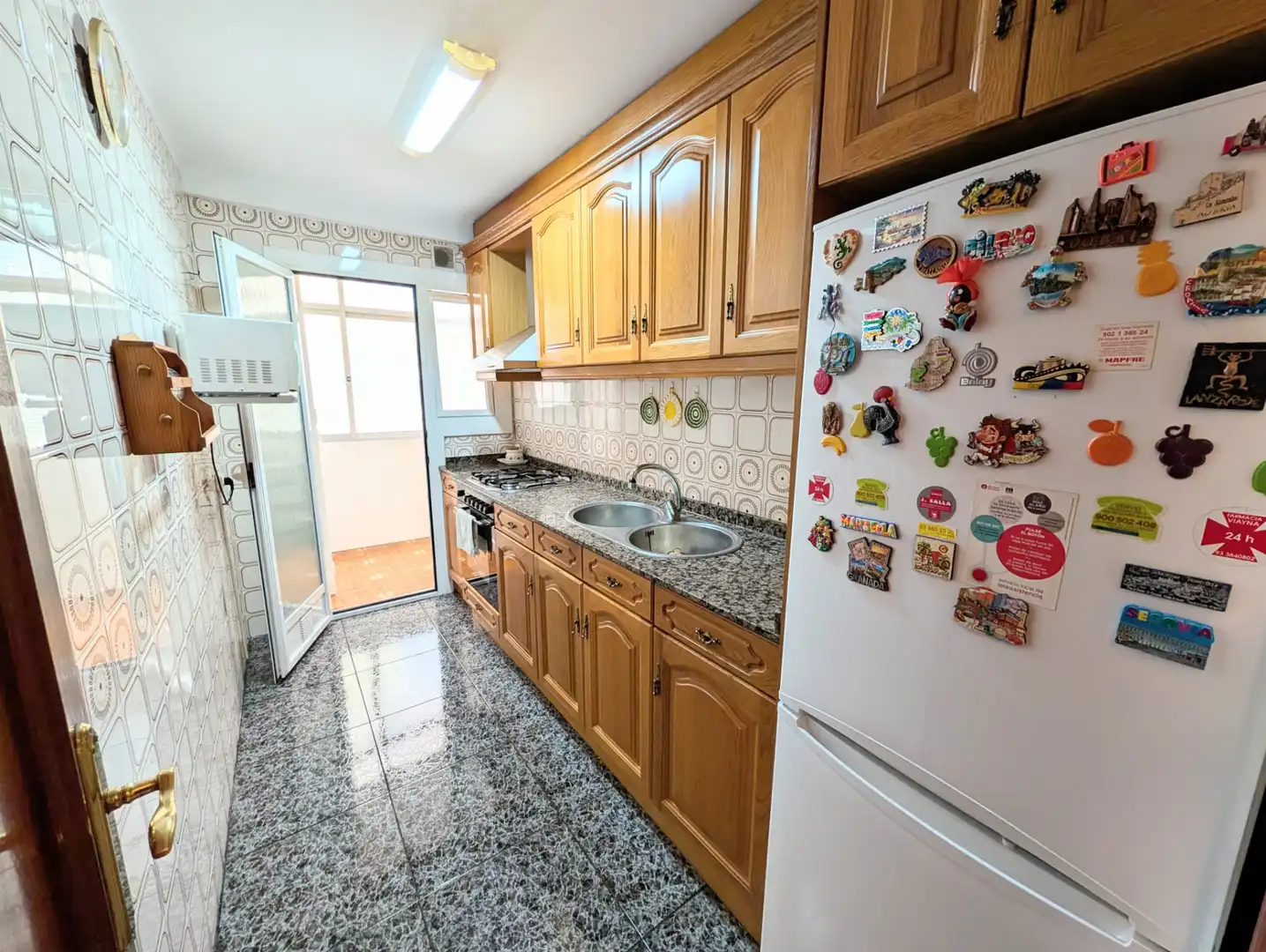 Cocina de Piso en venta en Badalona con Aire acondicionado, Amueblado y Balcón