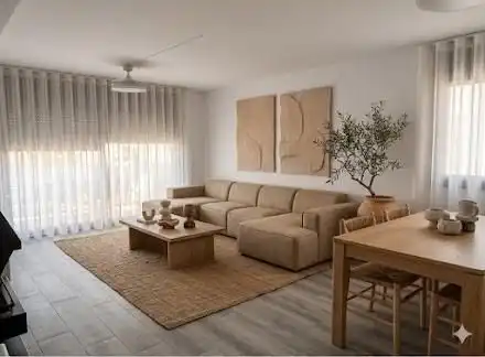 Sala de estar de Casa o chalet en venta en Calafell con Aire acondicionado, Calefacción y Jardín privado