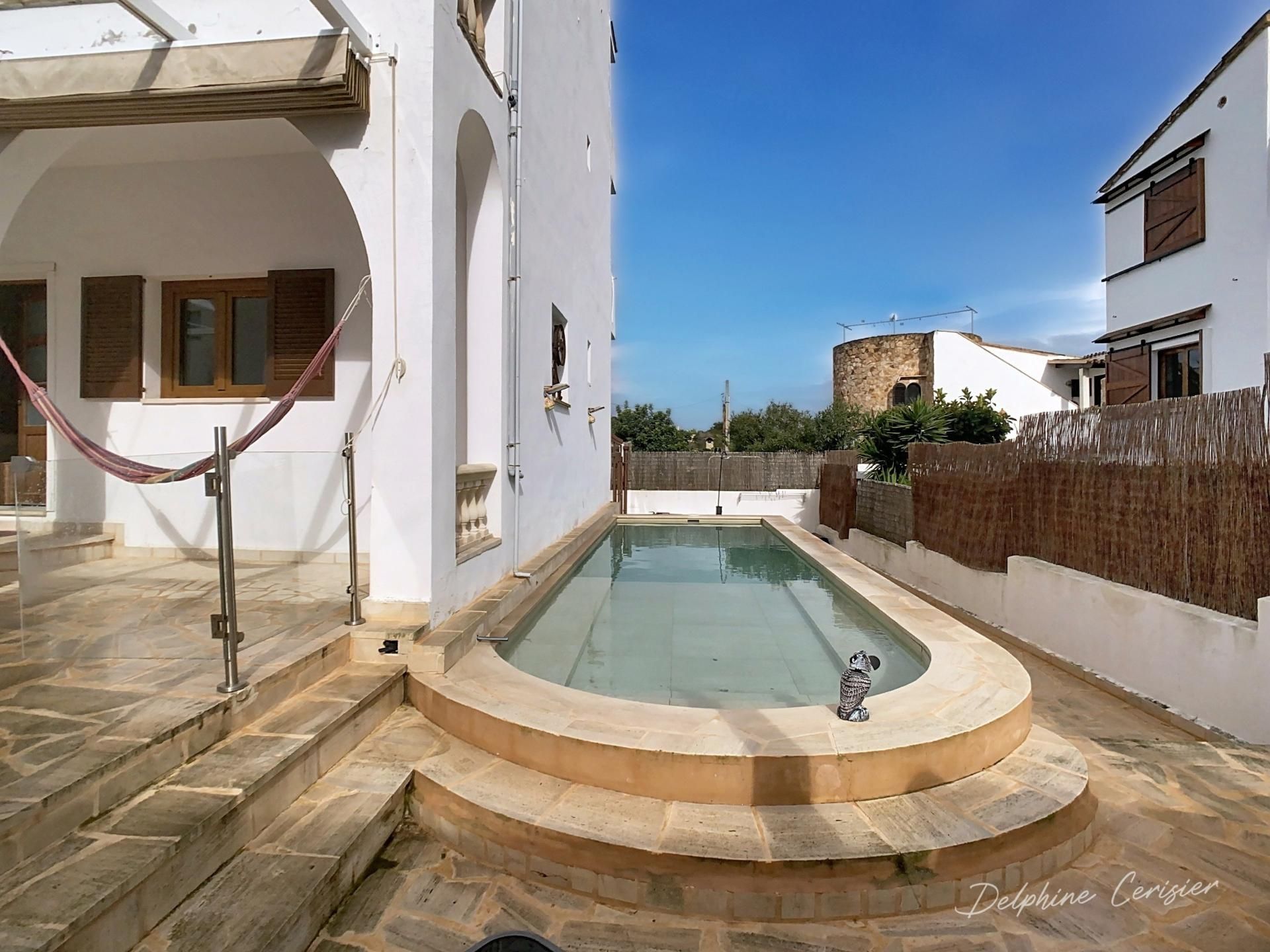 Schwimmbecken von Wohnungen zum Verkauf in Santanyí mit Klimaanlage, Terrasse und Schwimmbad