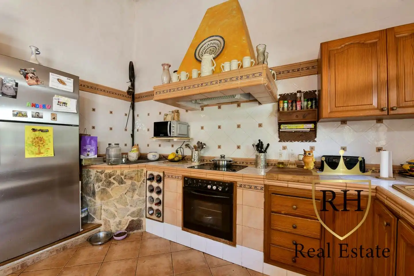 Cocina de Finca rústica en venta en Artà con Jardín privado, Terraza y Trastero