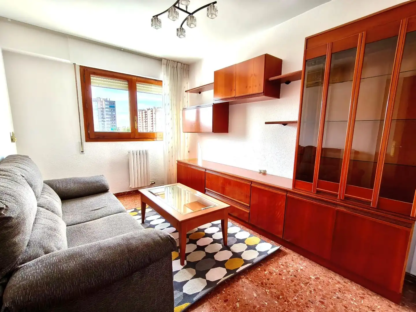 Sala d'estar de Pis de lloguer en Zaragoza amb Aire condicionat, Calefacció i Terrassa
