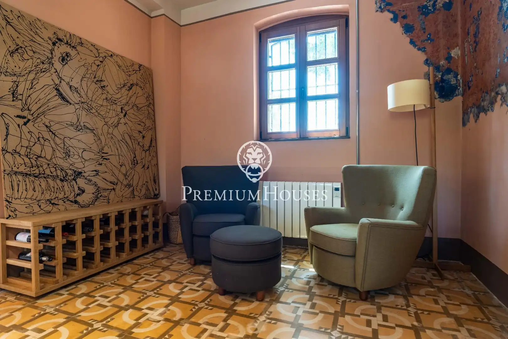 Sala d'estar de Casa o xalet en venda en Riudoms amb Aire condicionat, Calefacció i Jardí privat
