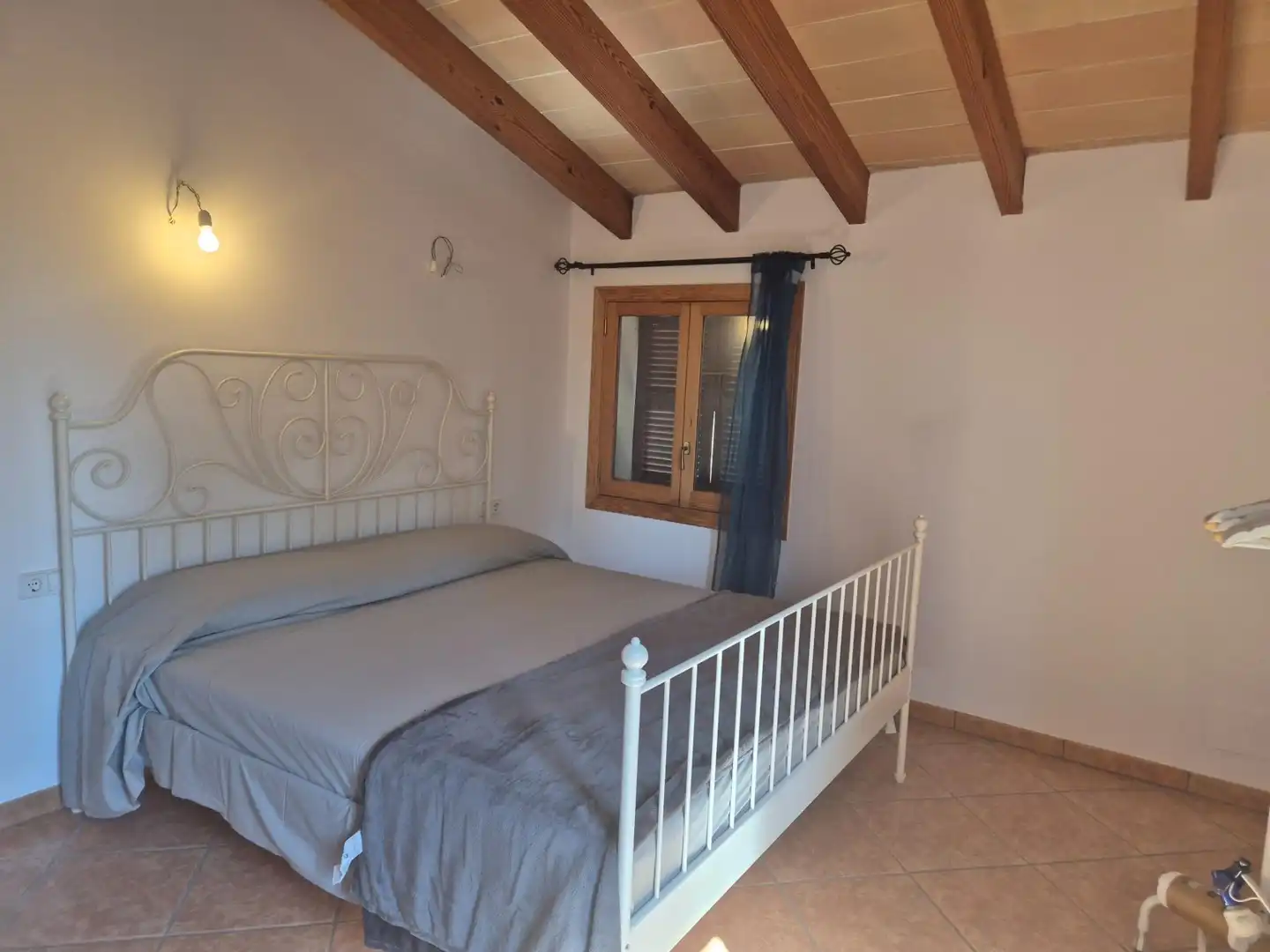 Dormitori de Finca rústica de lloguer en Campos amb Aire condicionat, Calefacció i Terrassa