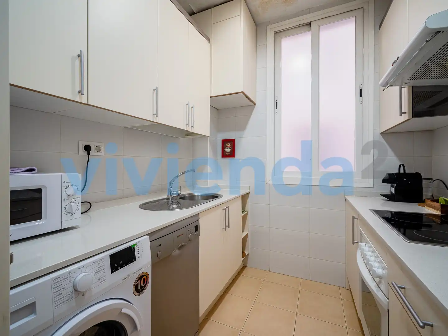 Kitchen of Flat for sale in Madrid  with Air Conditioner, Heating and Furnished