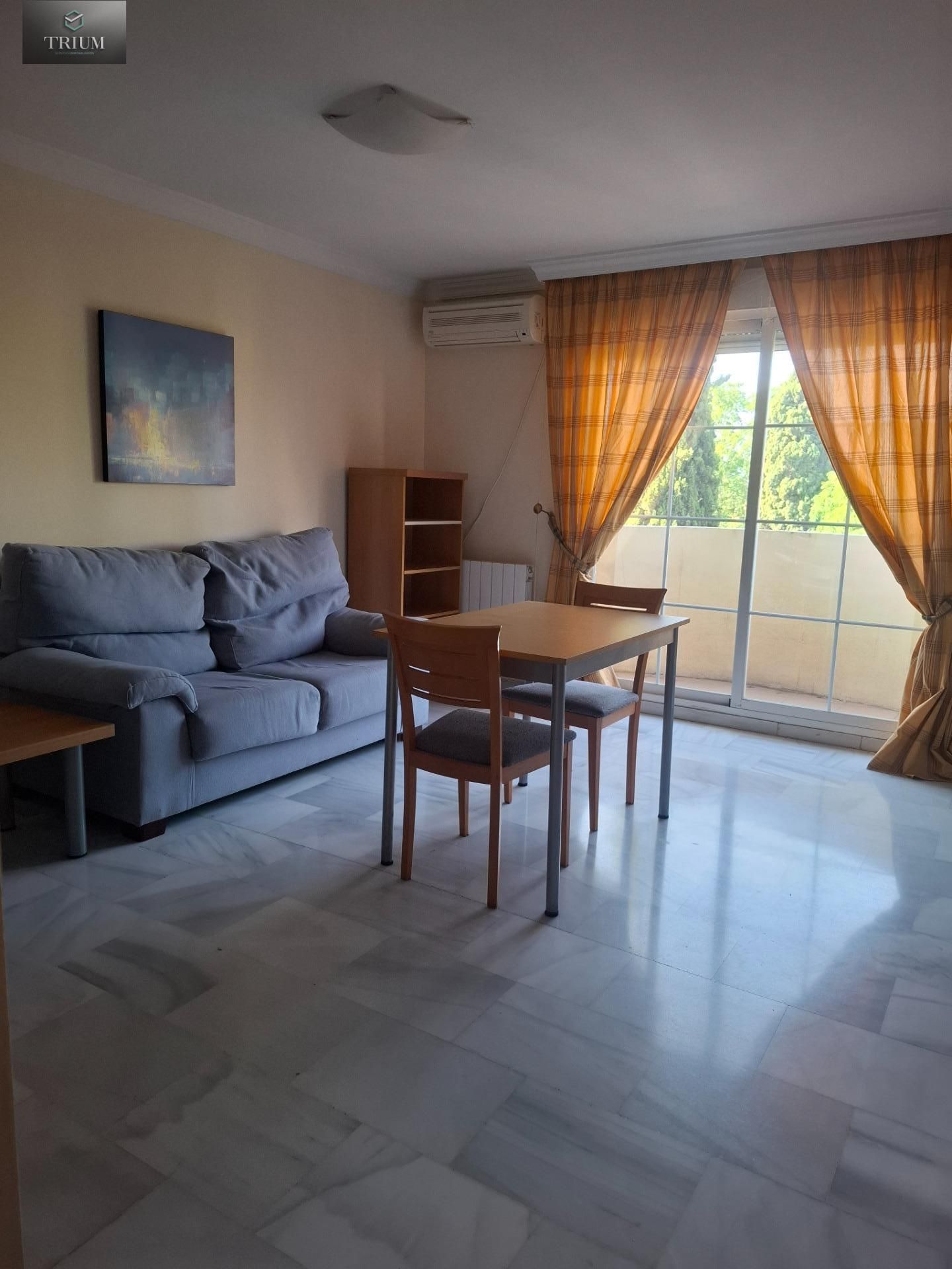 Living room of Apartment to rent in  Granada Capital  with Air Conditioner, Heating and Balcony