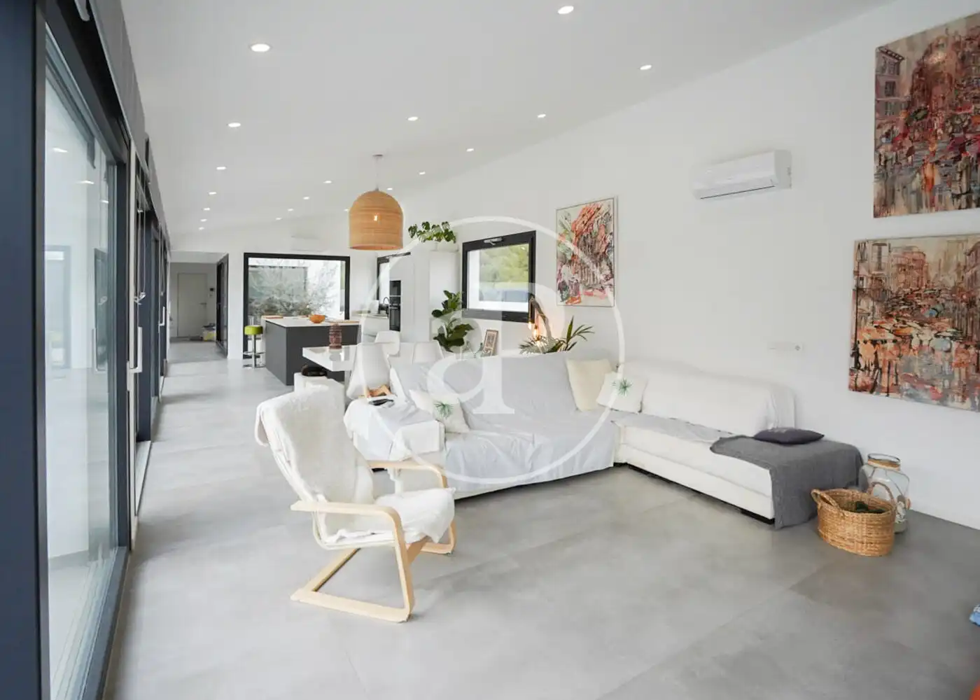 Sala d'estar de Casa o xalet de lloguer en Bunyola amb Aire condicionat, Calefacció i Jardí privat