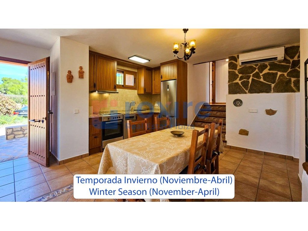 Kitchen of House or chalet to rent in Sant Josep de sa Talaia  with Air Conditioner, Heating and Terrace