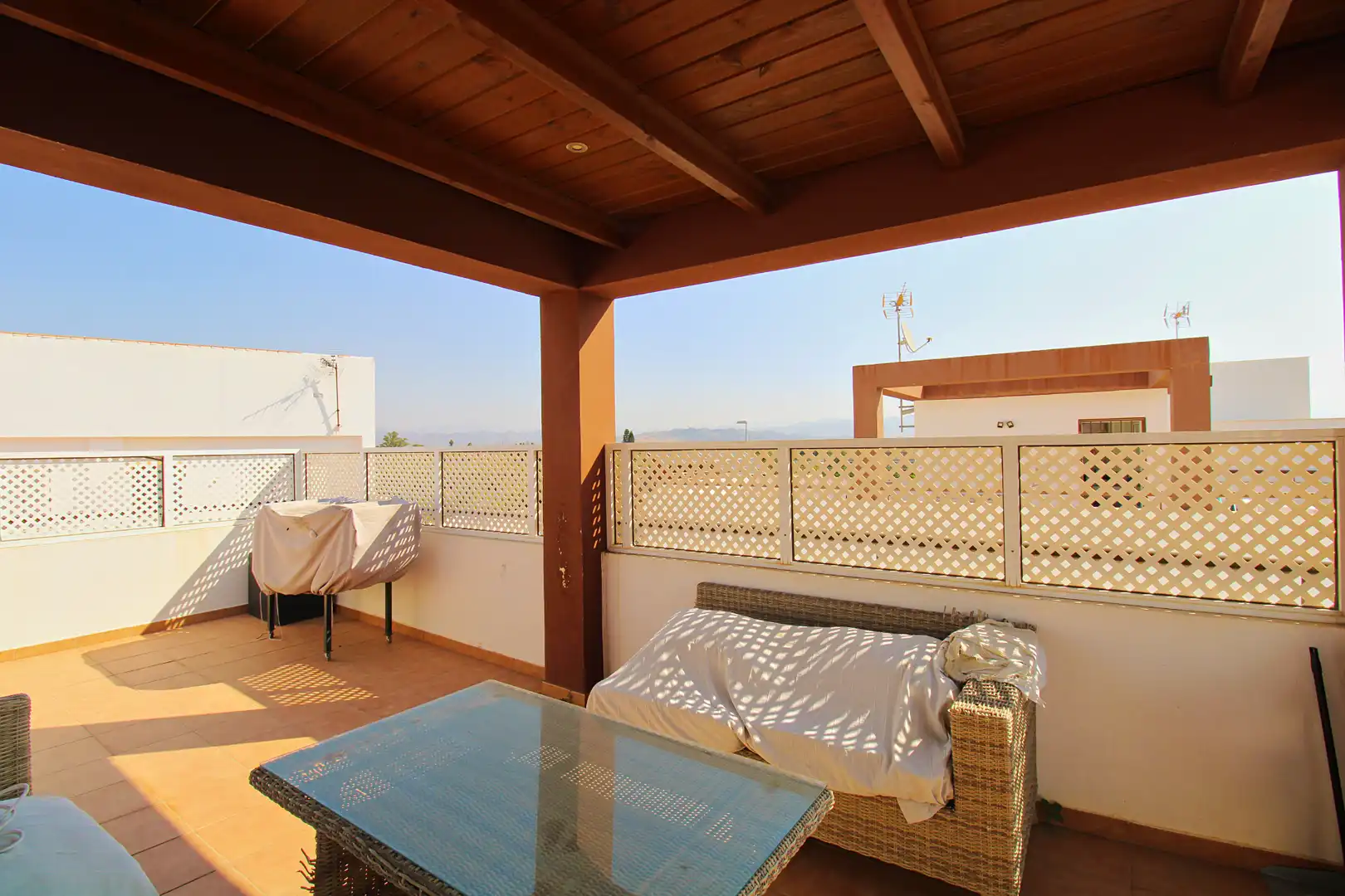 Terraza de Casa adosada en venta en Alhaurín de la Torre con Aire acondicionado, Jardín privado y Terraza
