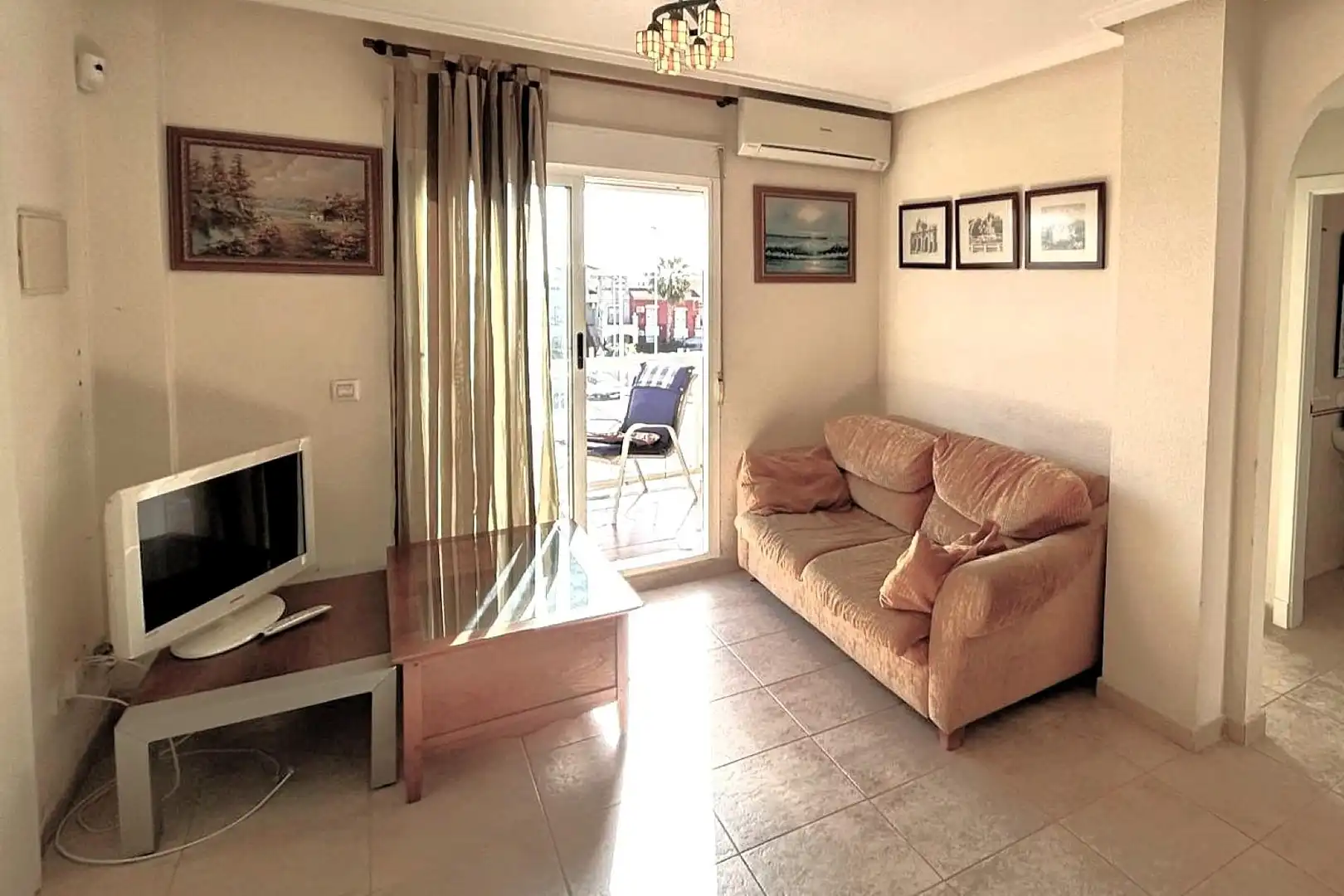 Sala d'estar de Àtic en venda en Torrevieja amb Aire condicionat, Calefacció i Terrassa