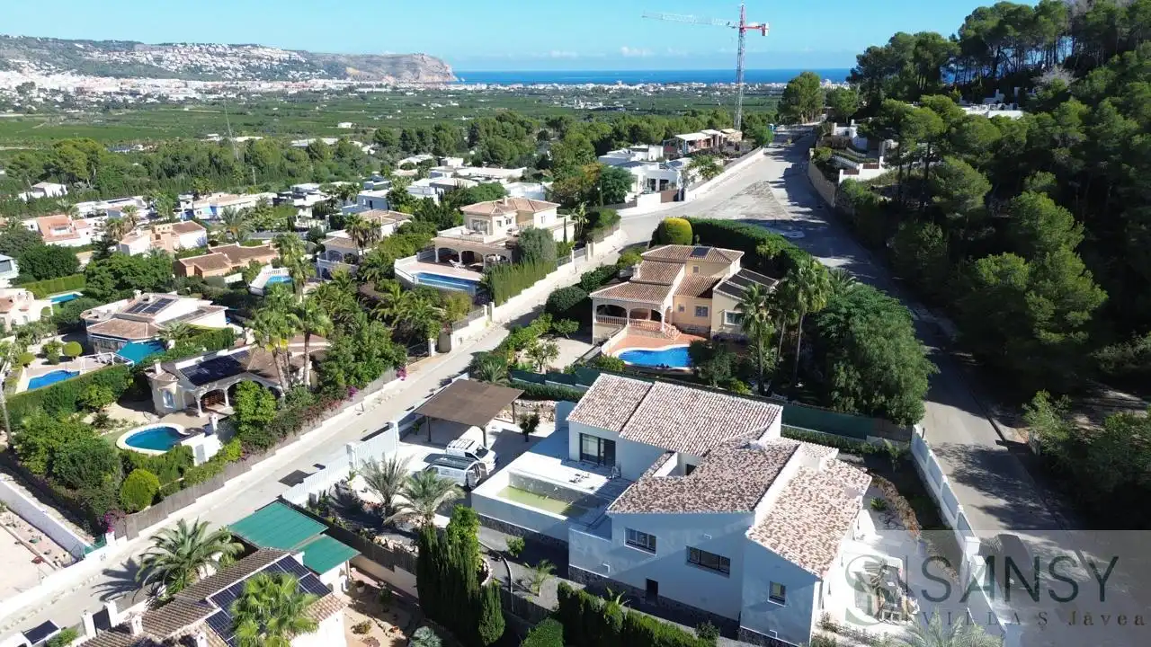 Exterior view of Houses for sale in Jávea / Xàbia  with Air Conditioner, Heating and Terrace
