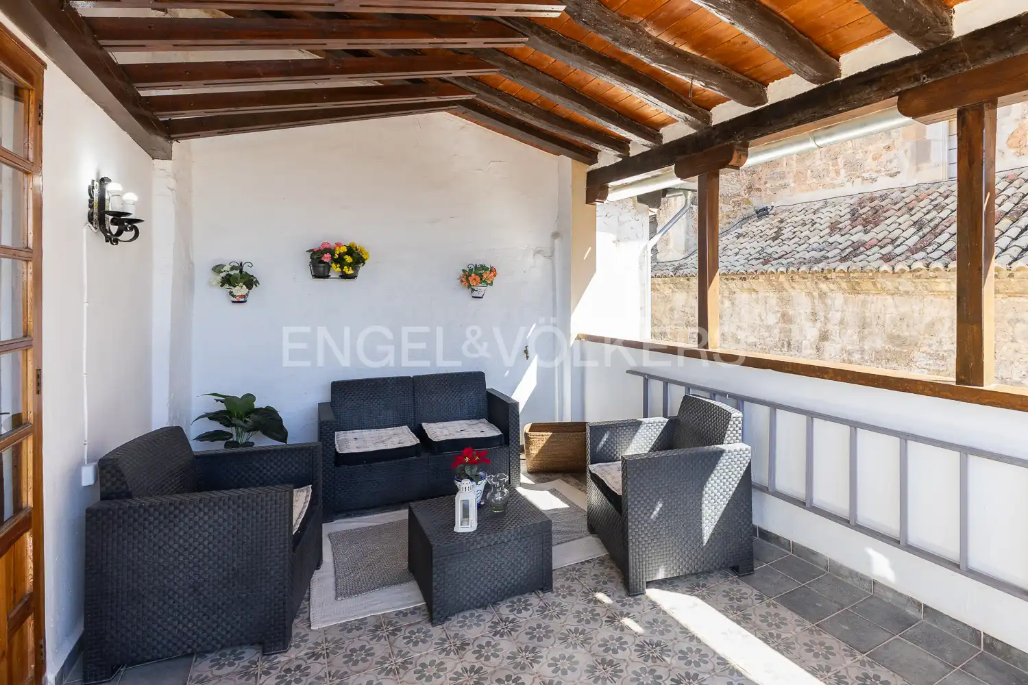 Terrassa de Casa o xalet en venda en Requena amb Calefacció i Balcó