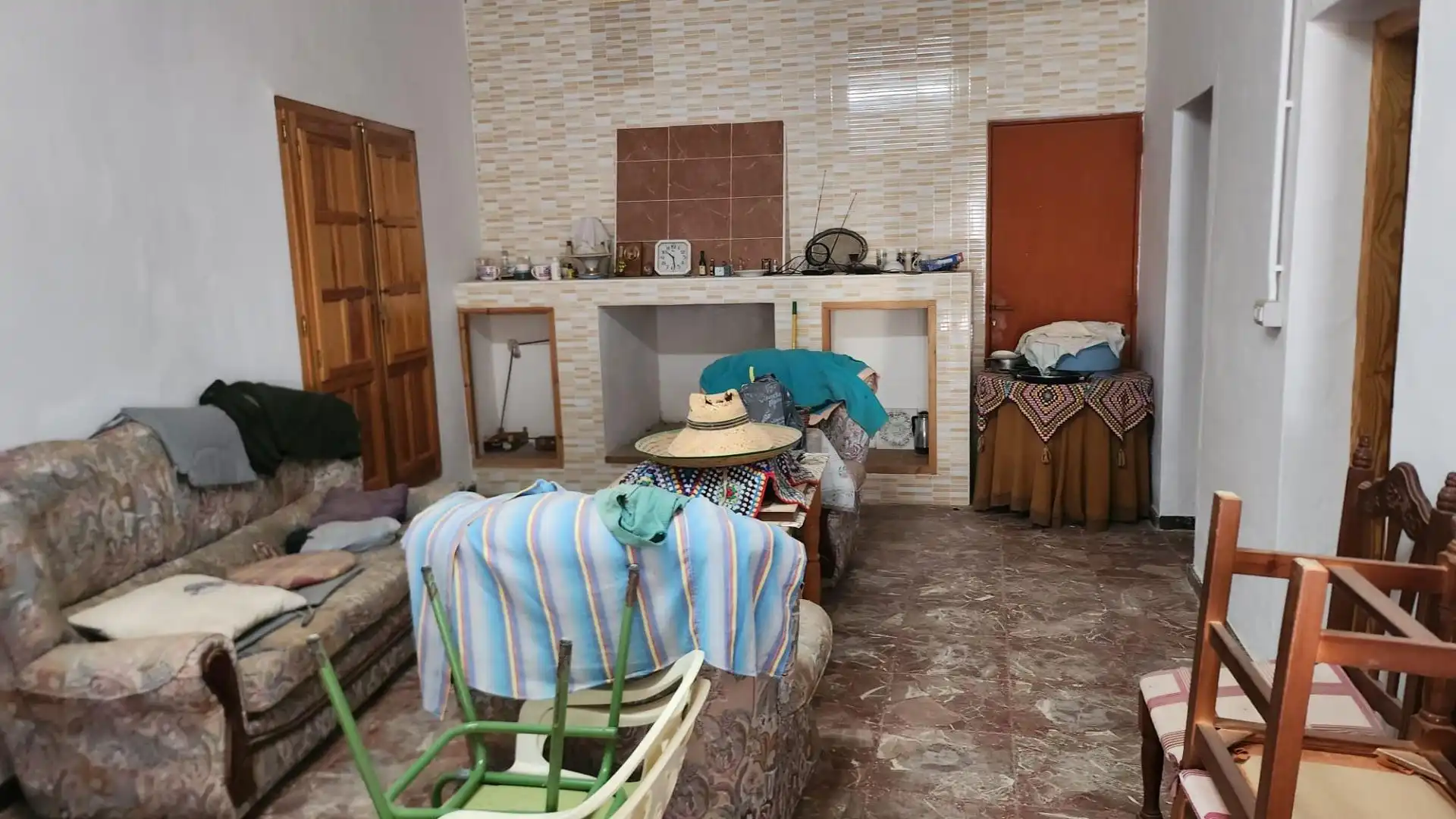 Sala d'estar de Finca rústica en venda en Novelda amb Terrassa i Traster