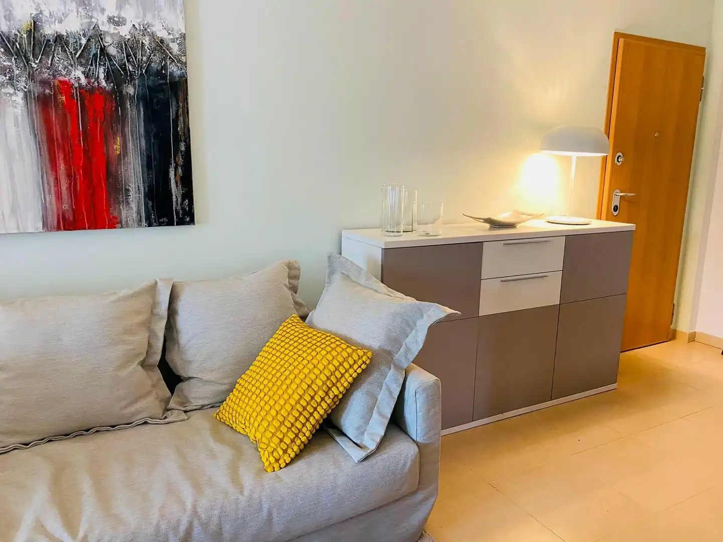 Wohnzimmer von Wohnung zum Verkauf in Manacor mit Klimaanlage, Terrasse und Abstellraum