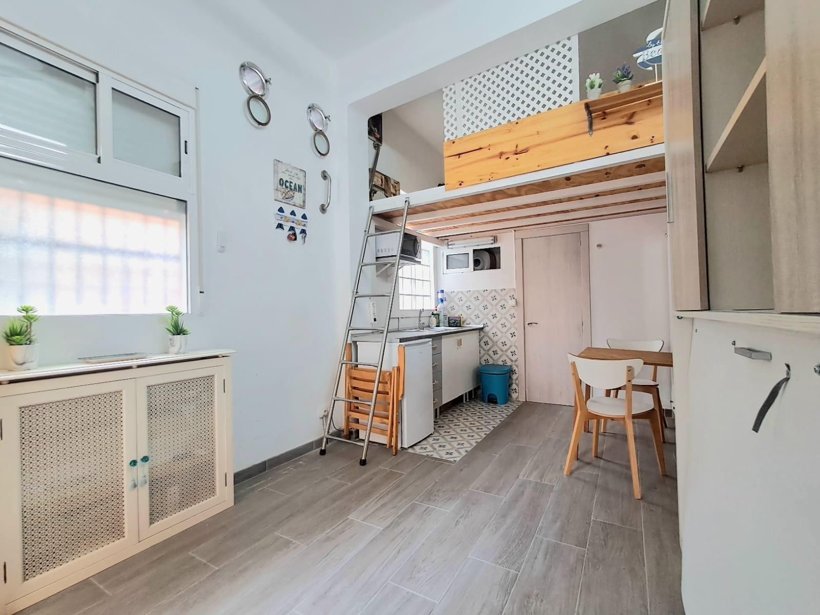 Kitchen of Loft for sale in  Valencia Capital  with Heating