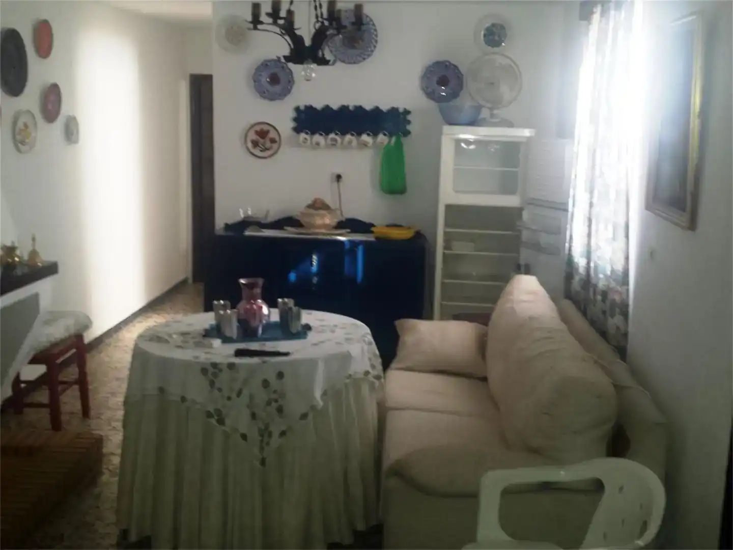 Sala de estar de Casa adosada en venta en Santa Bárbara de Casa, Huelva